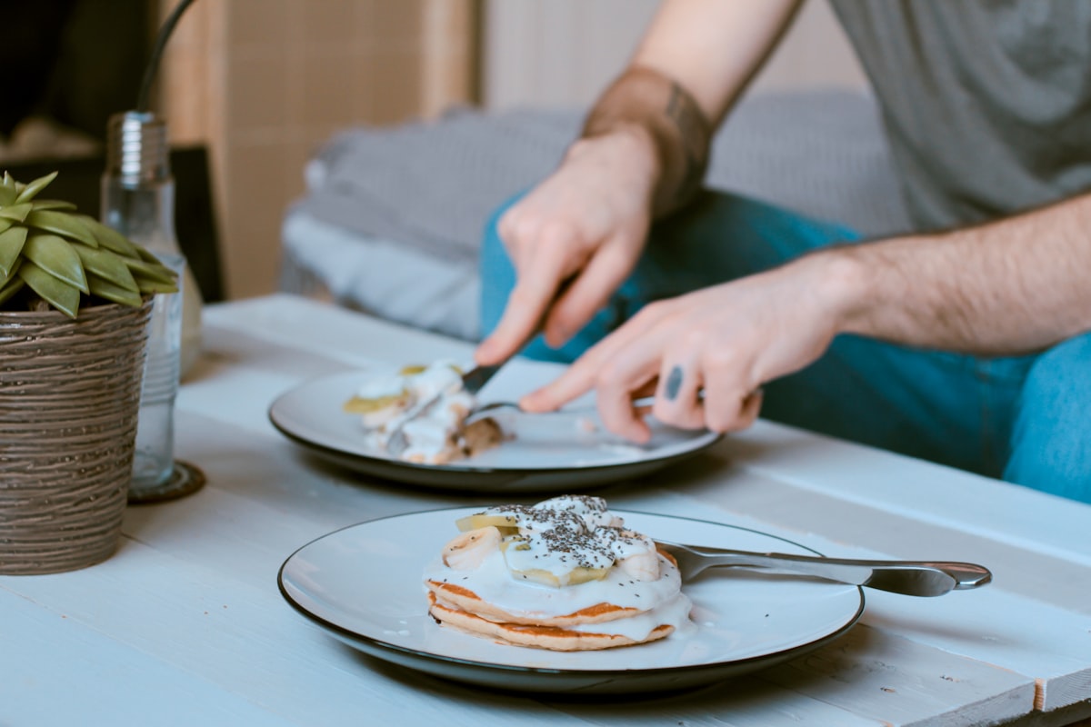 Lean protein sources including chicken, fish, and eggs